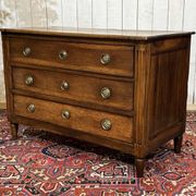 Louis XVI commode from the 18th century in walnut.