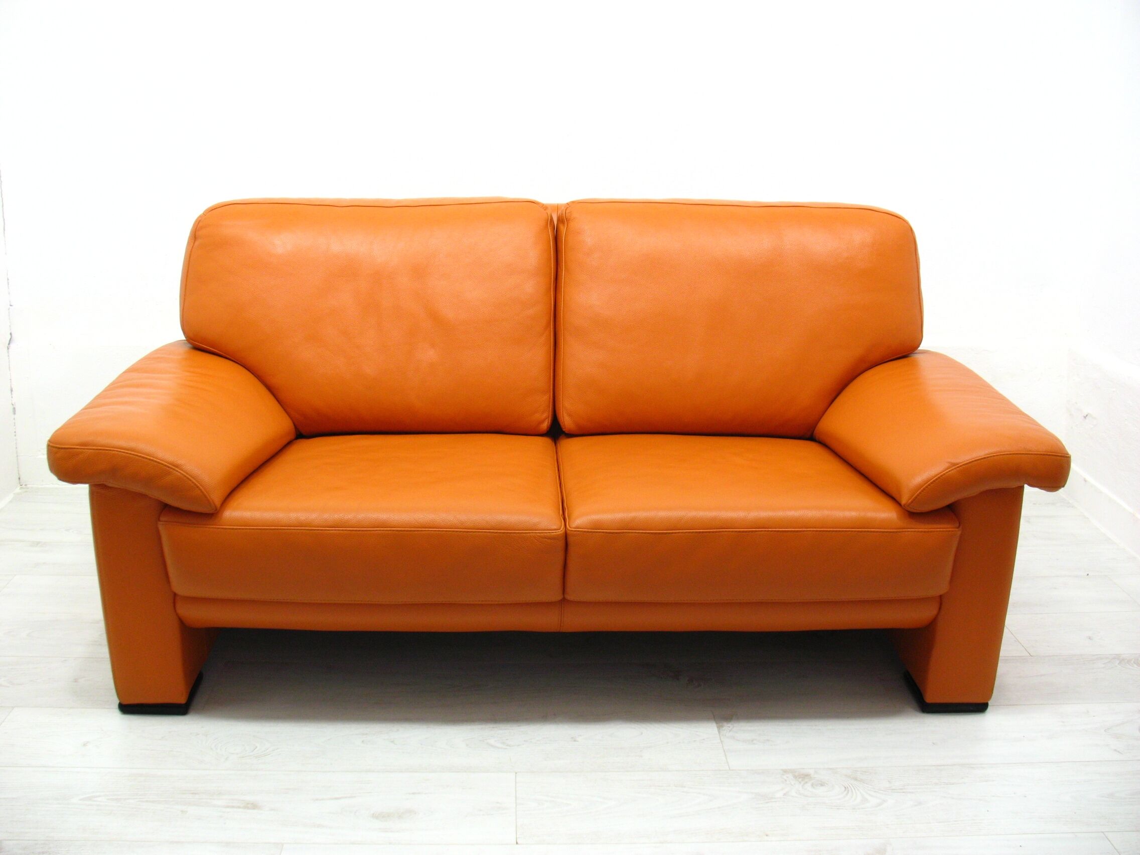 Leather sofa Willi Schillig 90s