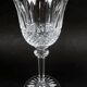 Six Saint-Louis Tommy cut crystal water glasses, height 18.3 cm.