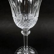 Six Saint-Louis Tommy cut crystal water glasses, height 18.3 cm.