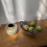 Empty ceramic pocket Fatlava Vallauris 1950