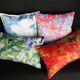 Set of "Carmen" velvet cushions