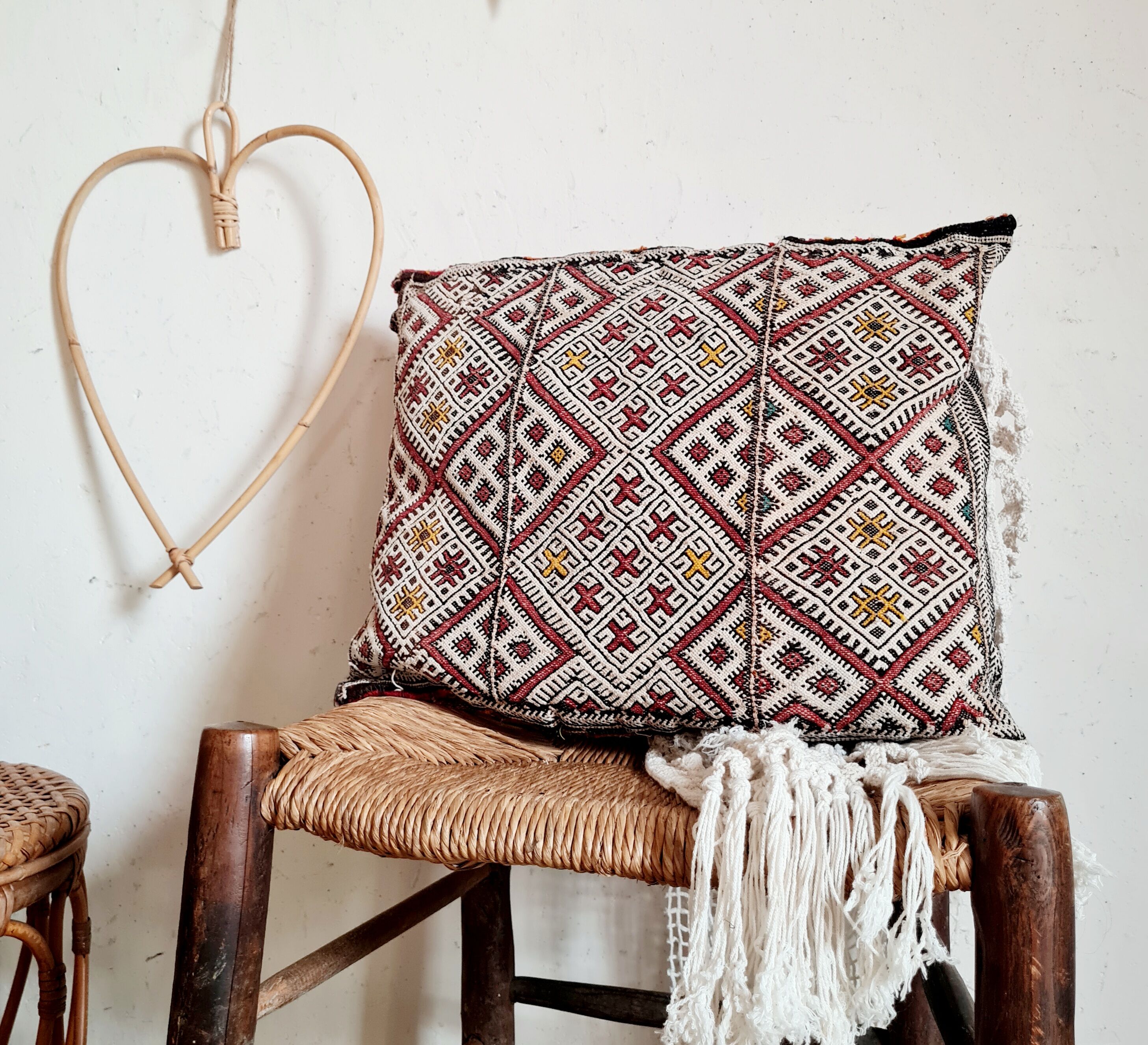Old kilim cushion