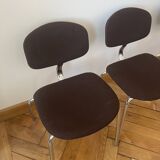 Set of 7 Steelcase Strafor chairs