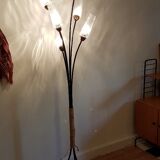 Floor lamp vintage six tulips