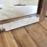 Teak mirror