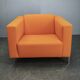 Enrico Franzolini Steel 2000 Orange Armchair for Moroso, Italy