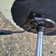 Pair of Vintage Chrome and Light Beige Skai Armchairs