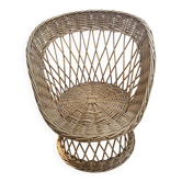 Fauteuil en osier enfant