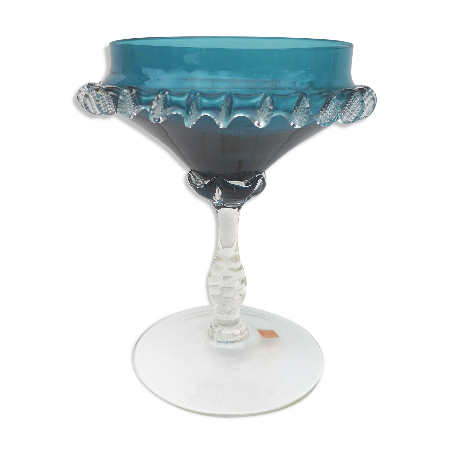 Vintage glass standing cut, Italy