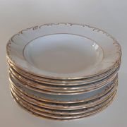 Set of flat and soup plates