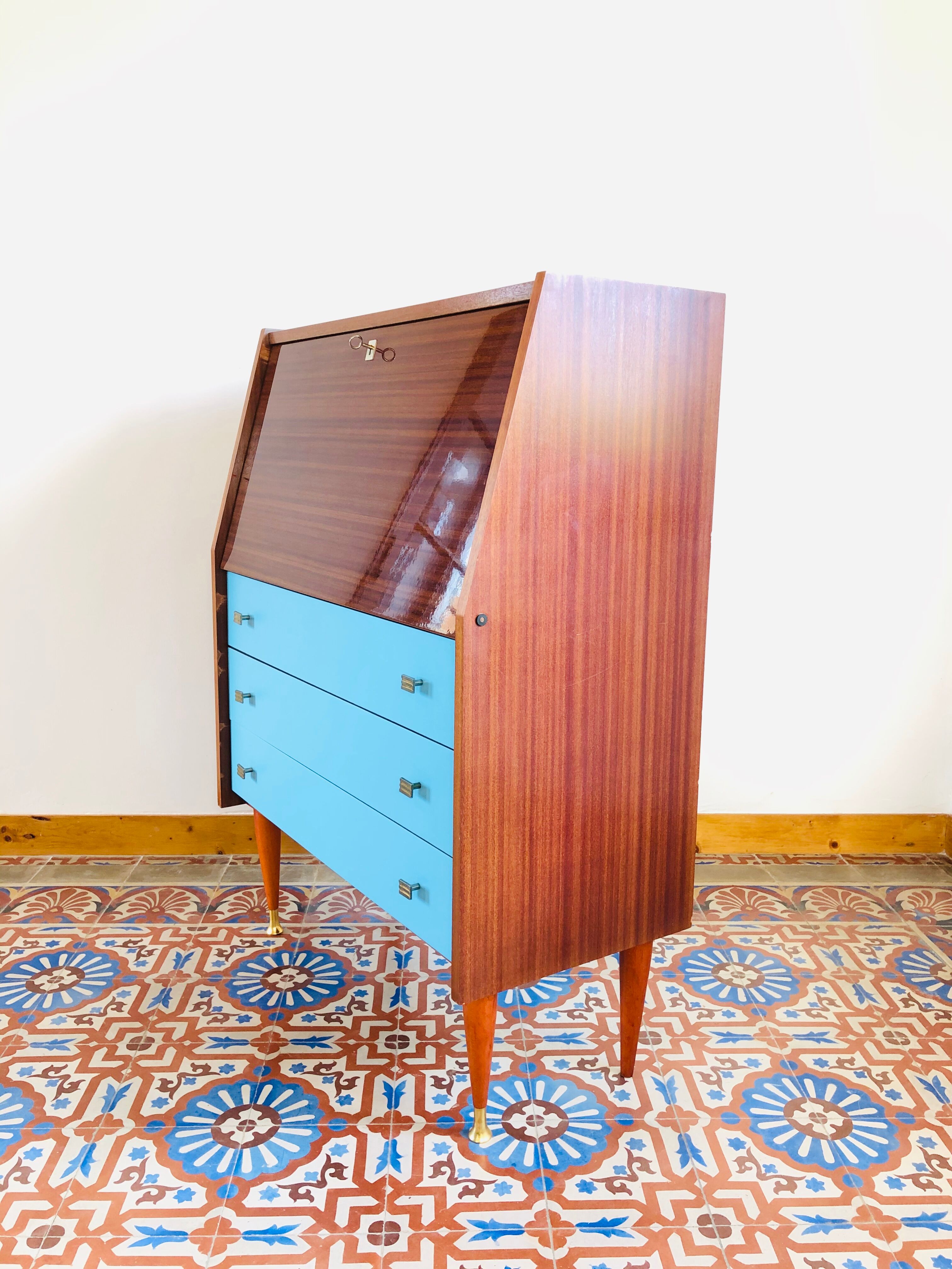 Vintage mahogany secretary