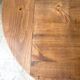 Round brutalist coffee table from the 1950s.