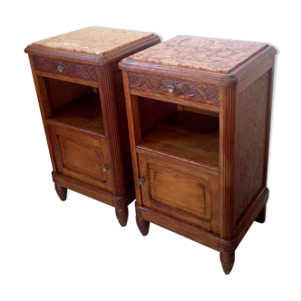 Pair of art deco nightstands