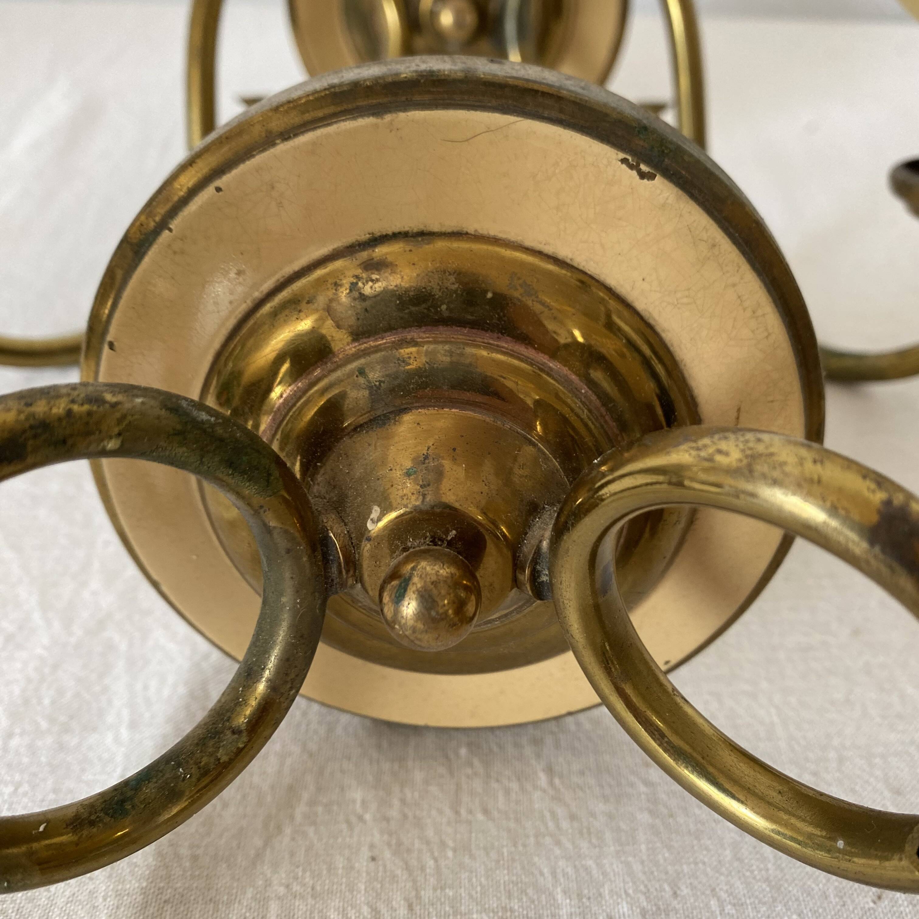 Pair of vintage double sconces