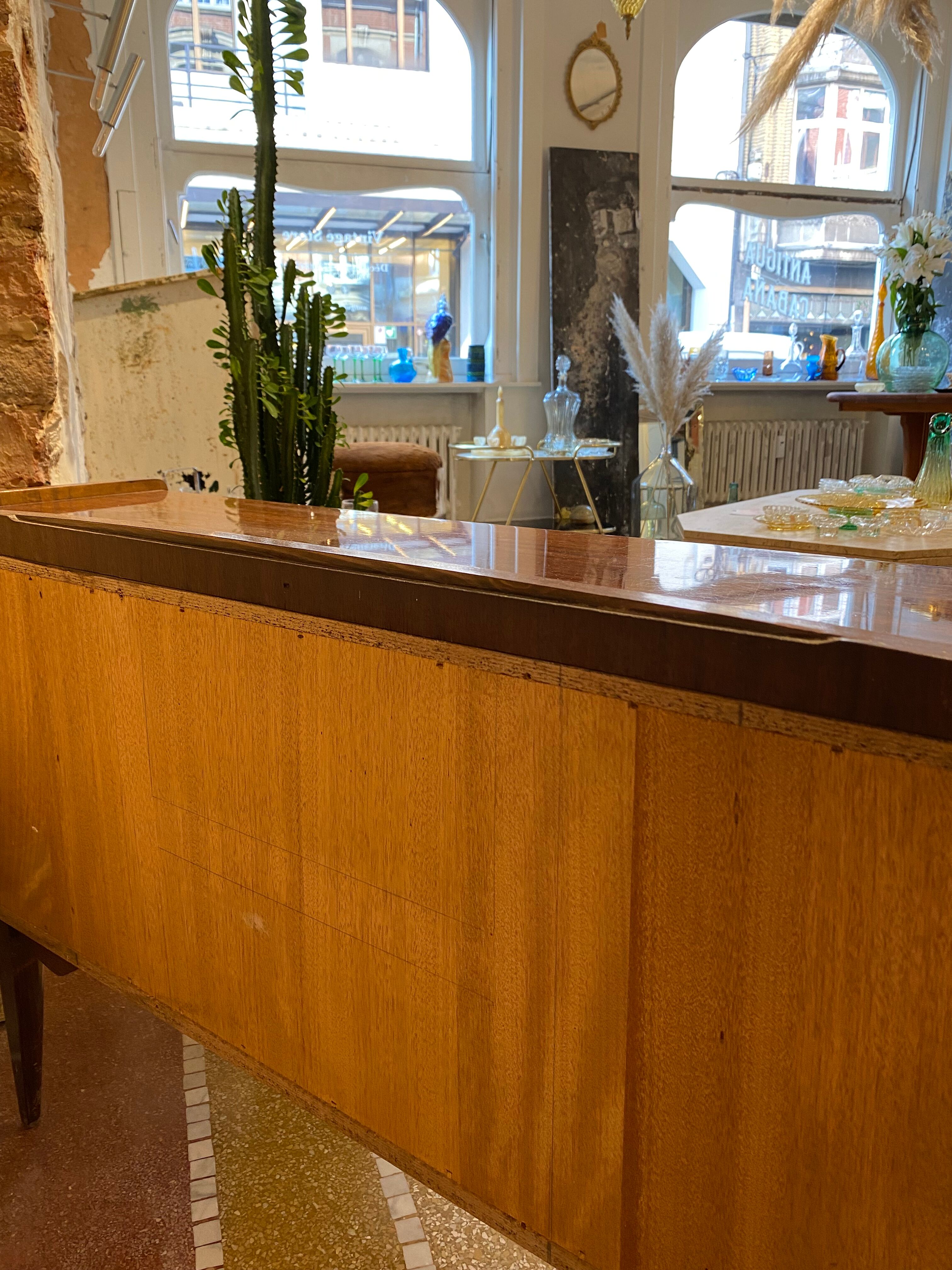 Vintage lacquered row 50s/60s