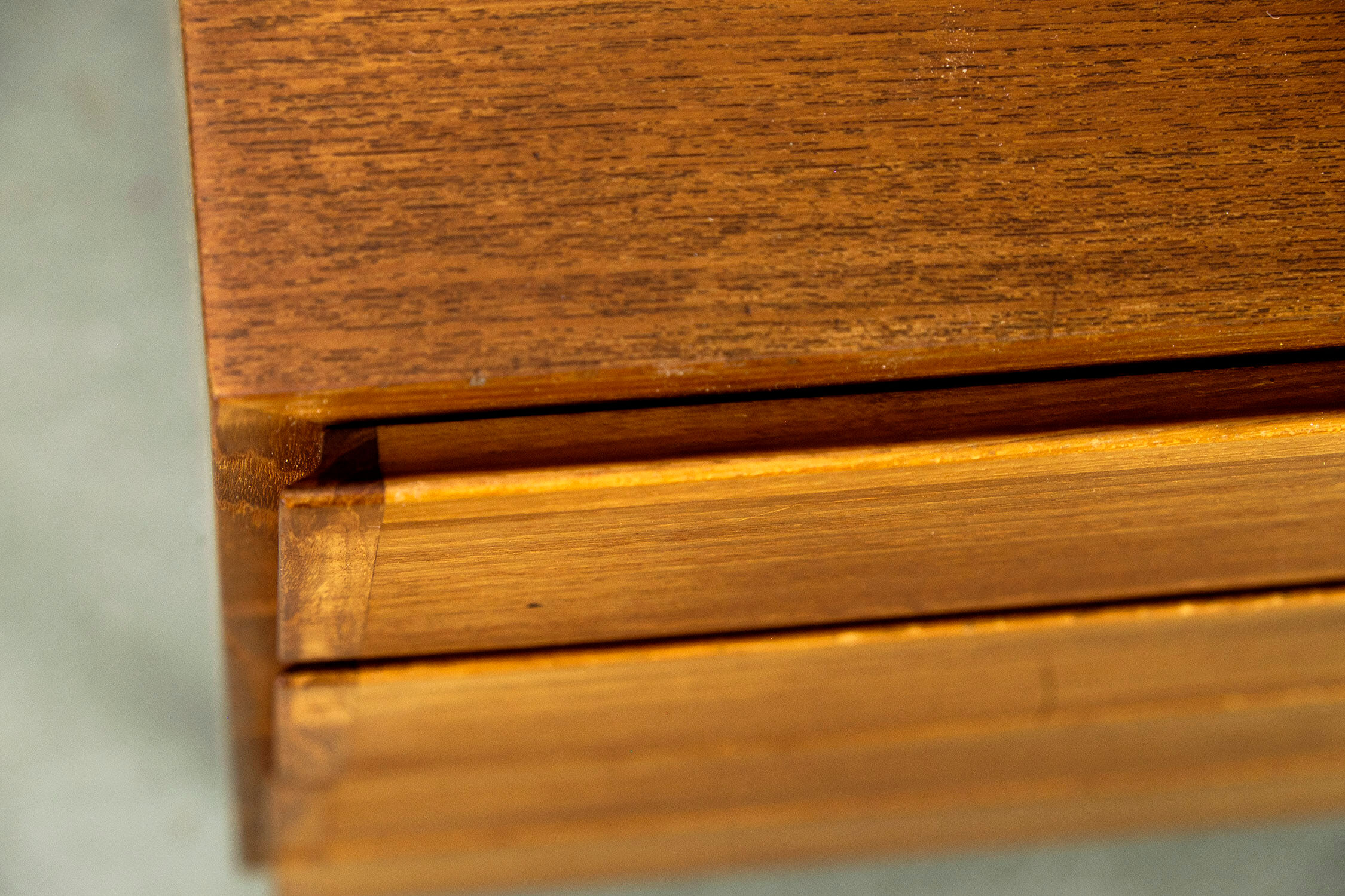 Teak chest of drawers from Omann Jun, 1960s