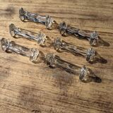 Lot de 6 porte couteaux en cristal