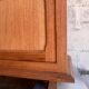 Raw wood gun cabinet