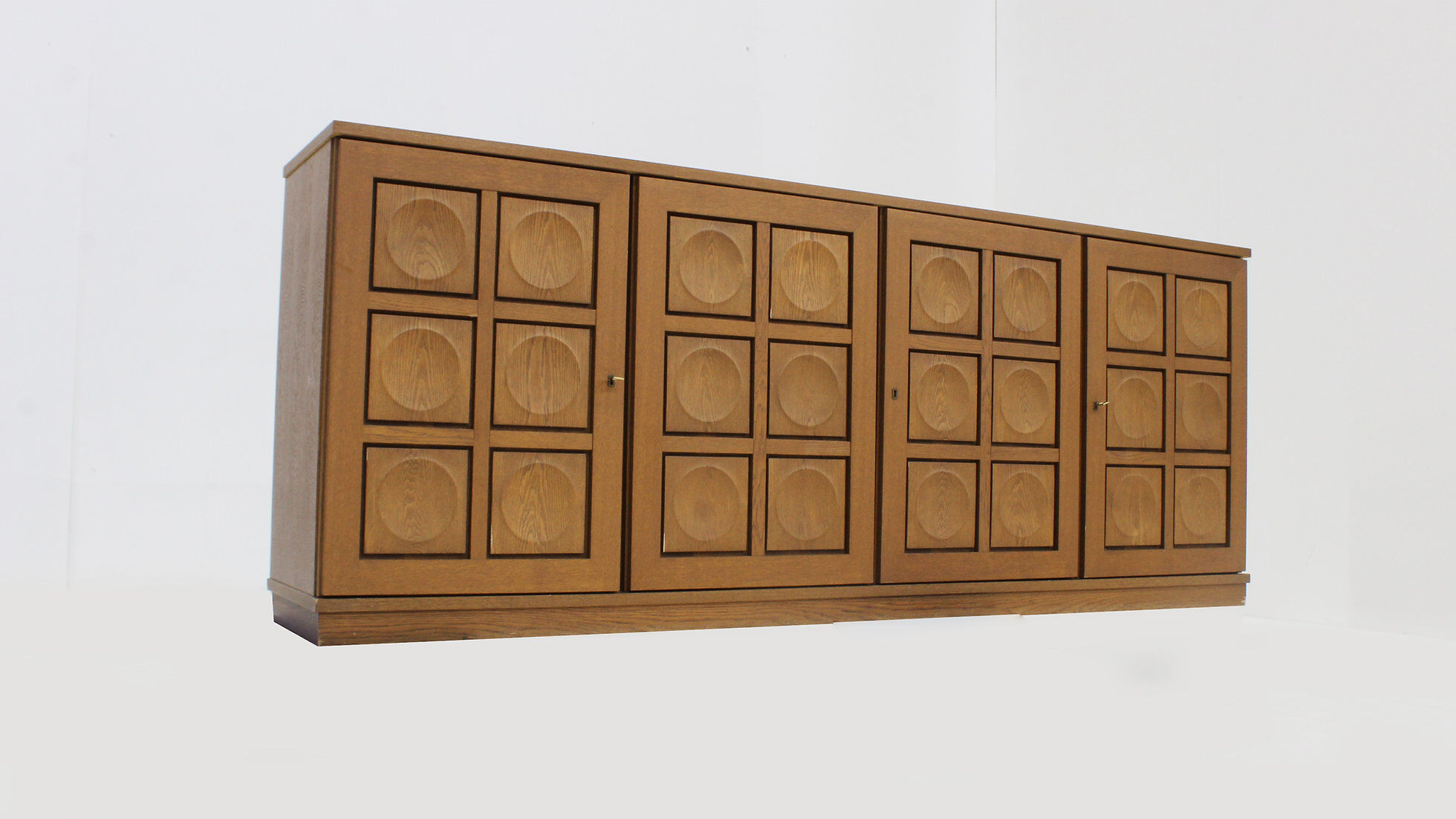 Vintage brutalist sideboard 1970s Gerhard Bartels