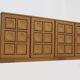 Vintage brutalist sideboard 1970s Gerhard Bartels