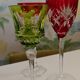 Verres: 1 Saint Louis, 1 Baccarat and 1 Bohème.