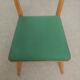Suite de 4 chaises des années 50