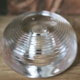 Bougeoirs vintage en verre années 1970 Finlande