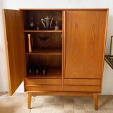 Teak Highboard by Svend Aage Madsen for K. Knudsen & Son