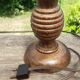 Art Deco turned wood lamp