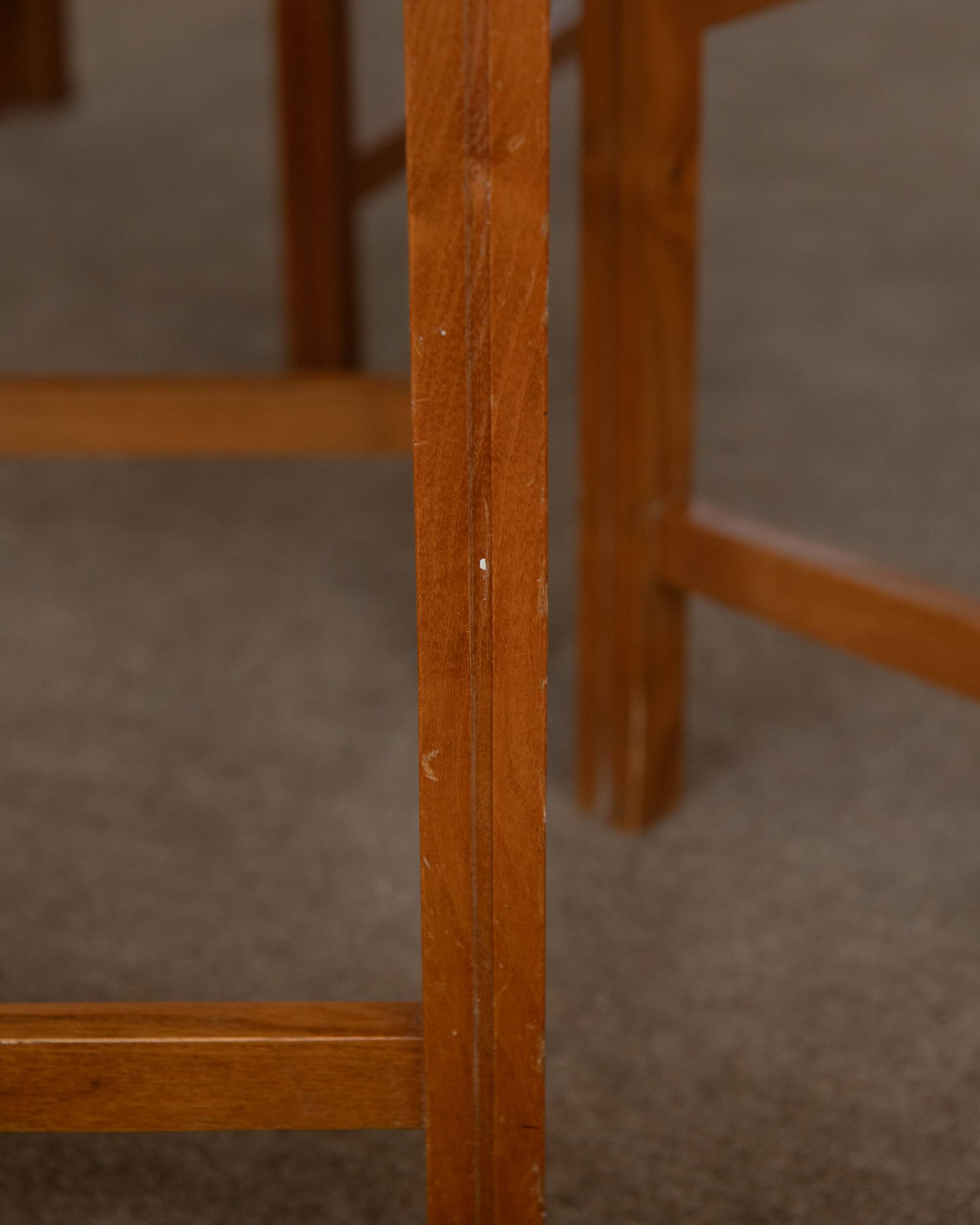 Chaises de salle à manger vintage italiennes rustiques modernes par Snaidero, années 1970, ensemble de 5