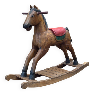 Antique rocking horse