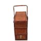 Rattan picnic basket, 20th century