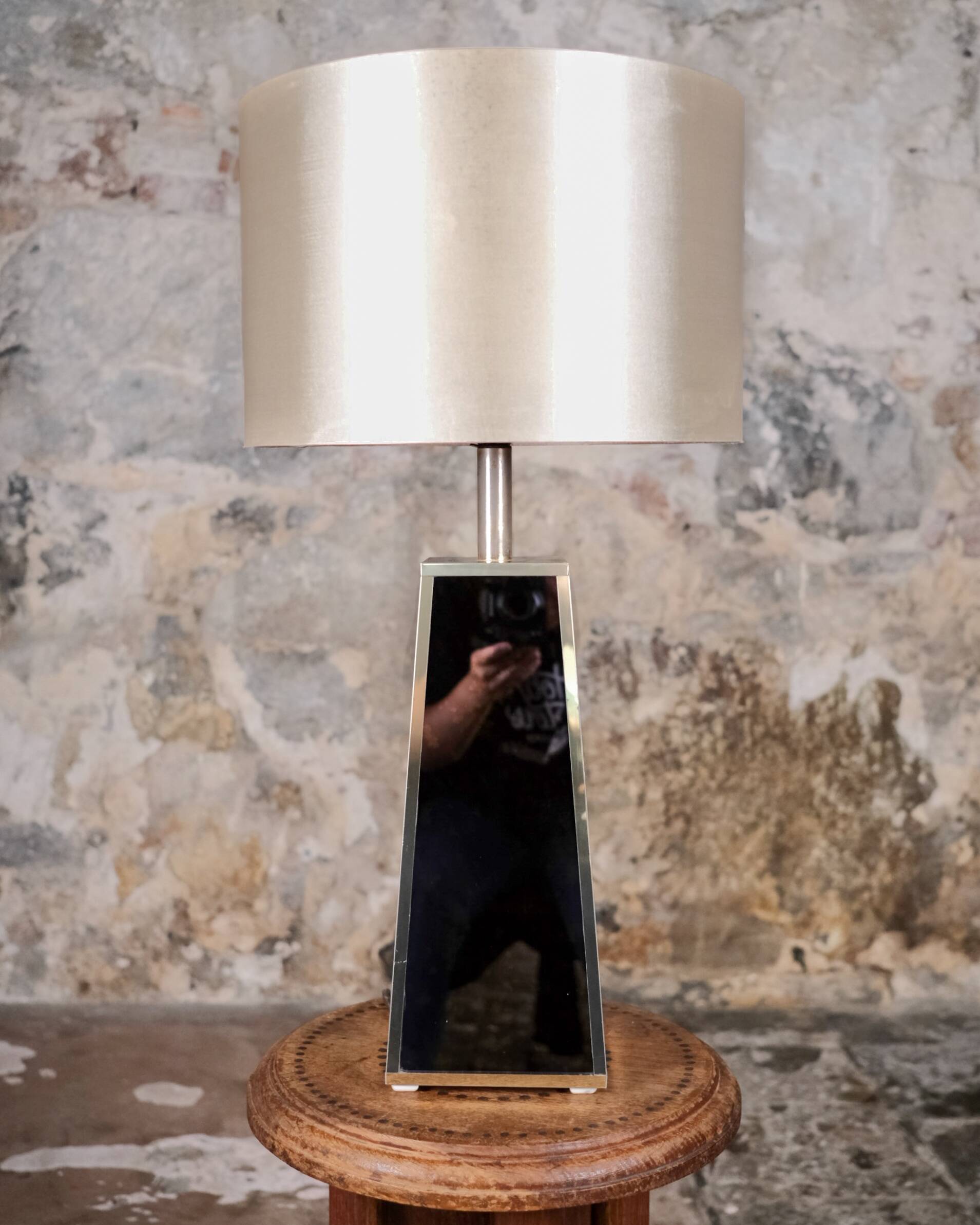 Lampe de table écaille de tortue, France, 1980