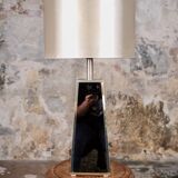 Lampe de table écaille de tortue, France, 1980