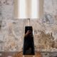 Tortoiseshell table lamp, France, 1980