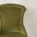 Vintage green bedroom chair