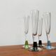 German Champagne Glasses by Regina Kaufmann for Glashagen Hütte, Set of 4