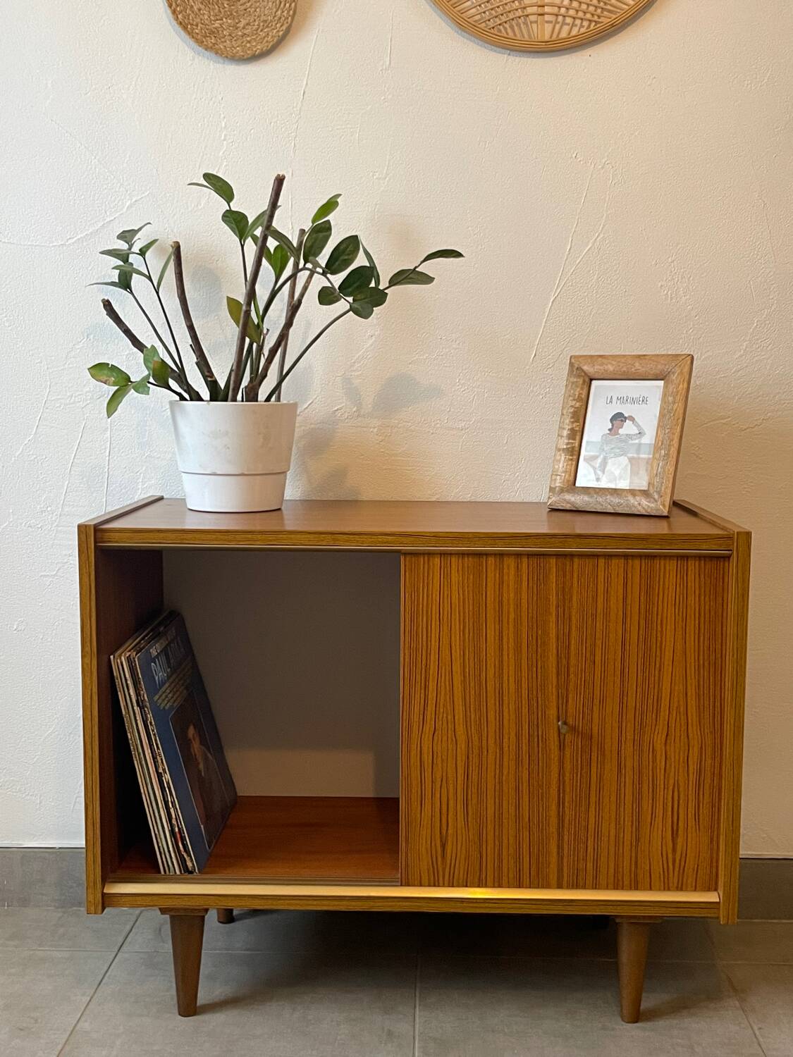 Petite vitrine / meuble tv vintage des années 60