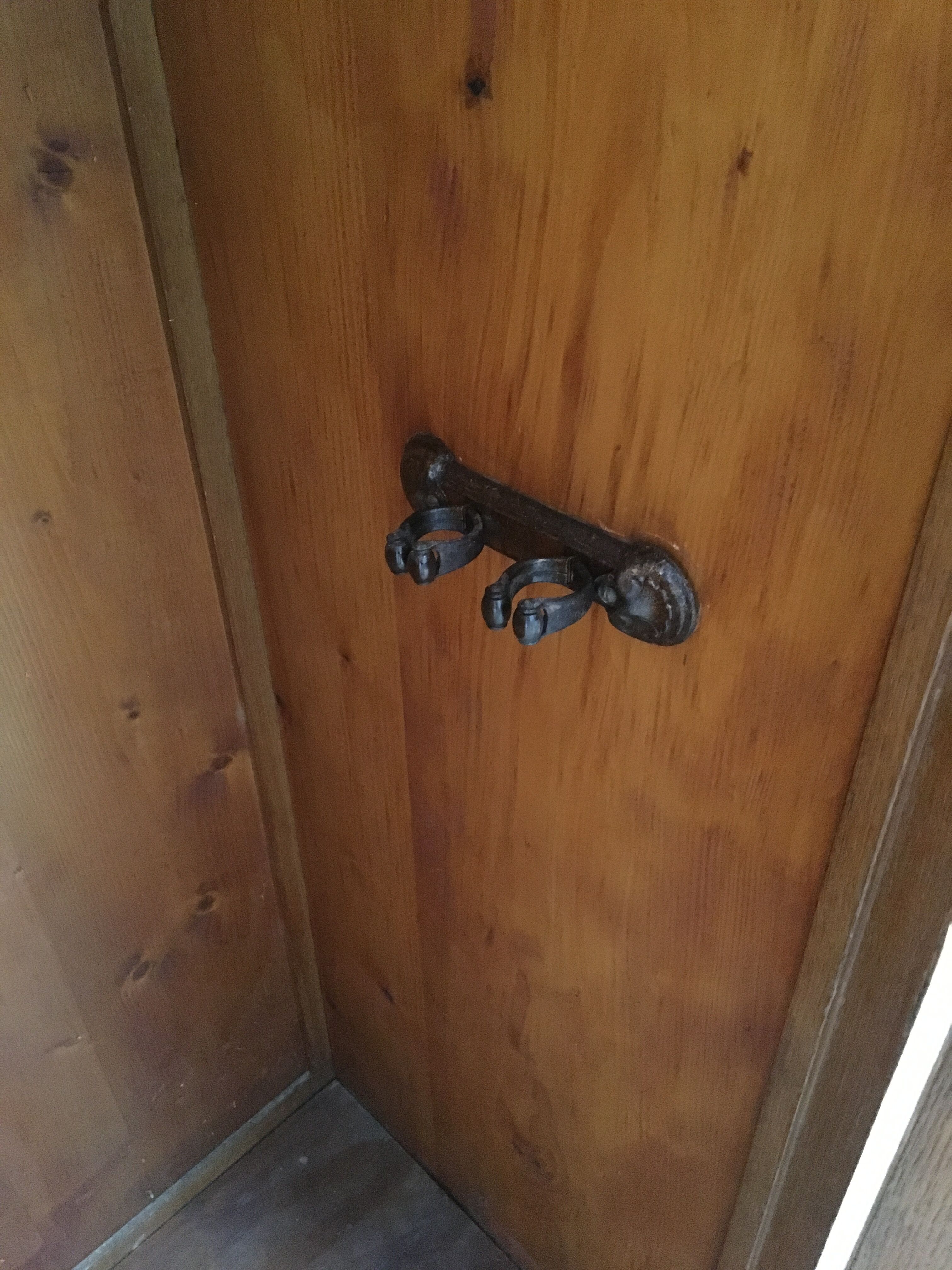 Former Bank of France 2 oak cabinet