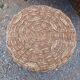 Vintage coffee table + 4 poufs