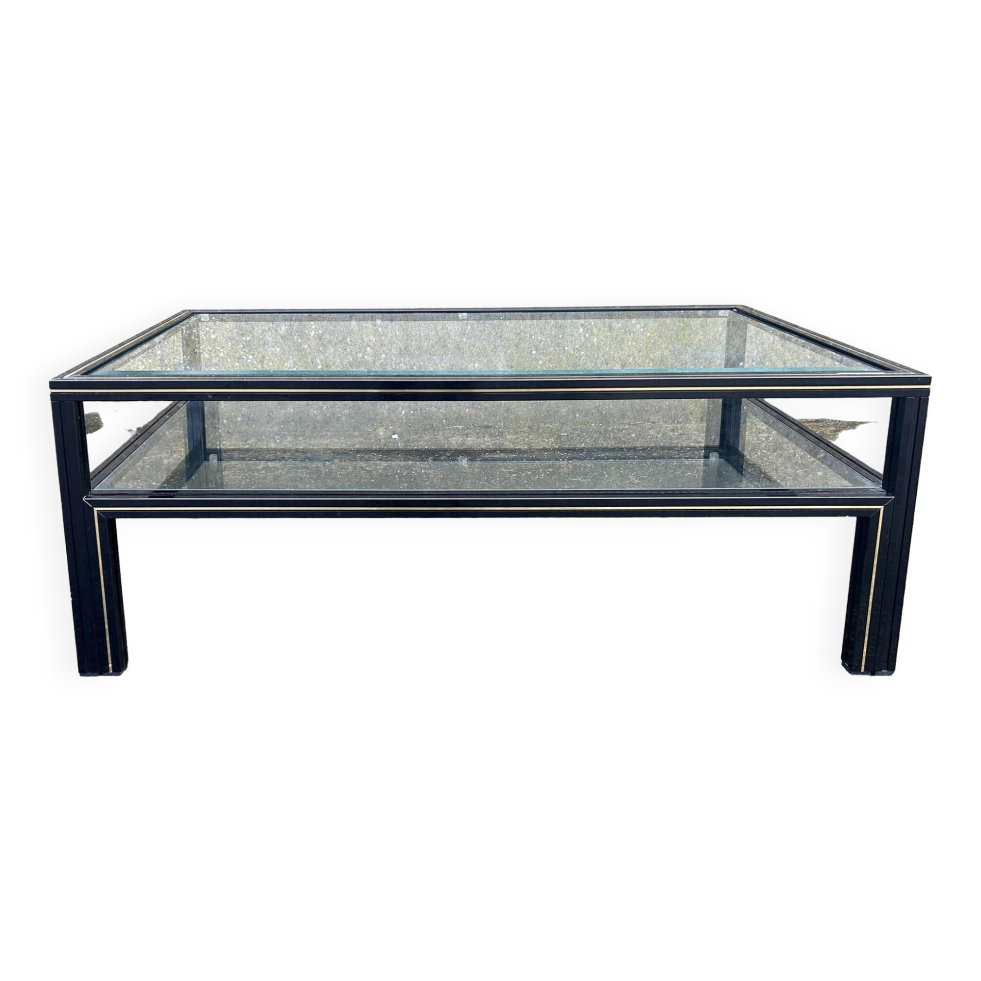 Pierre Vandel coffee table, Hollywood Regency model, vintage, 70s