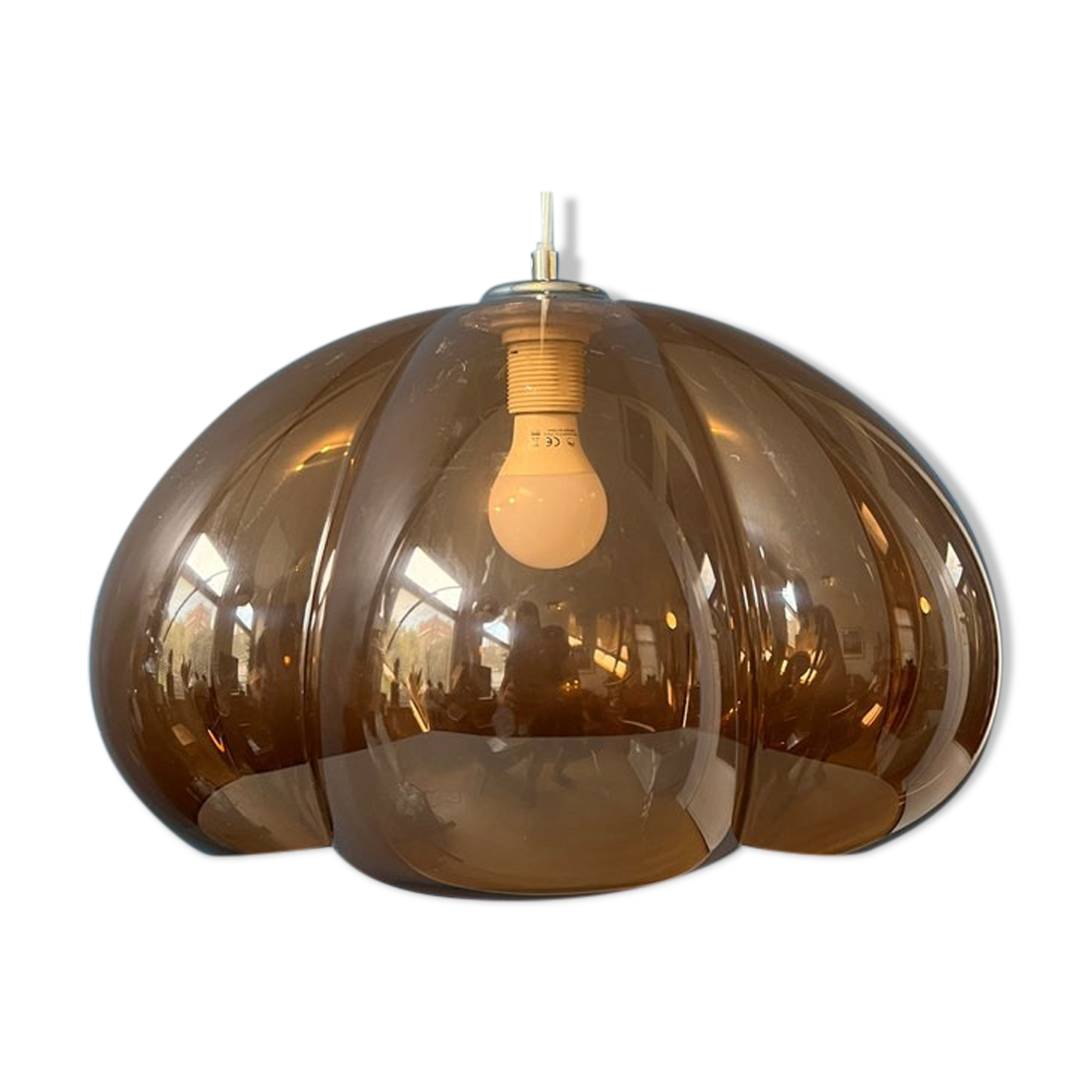 Pendant lamp Herda space age 70s