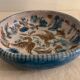 Blue glazed ceramic cup Cazaux Biarritz