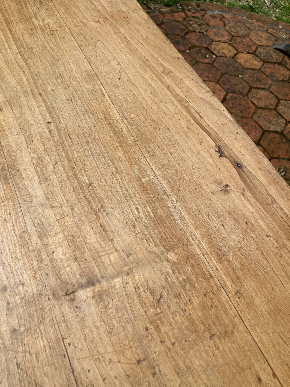 Vintage farmhouse table