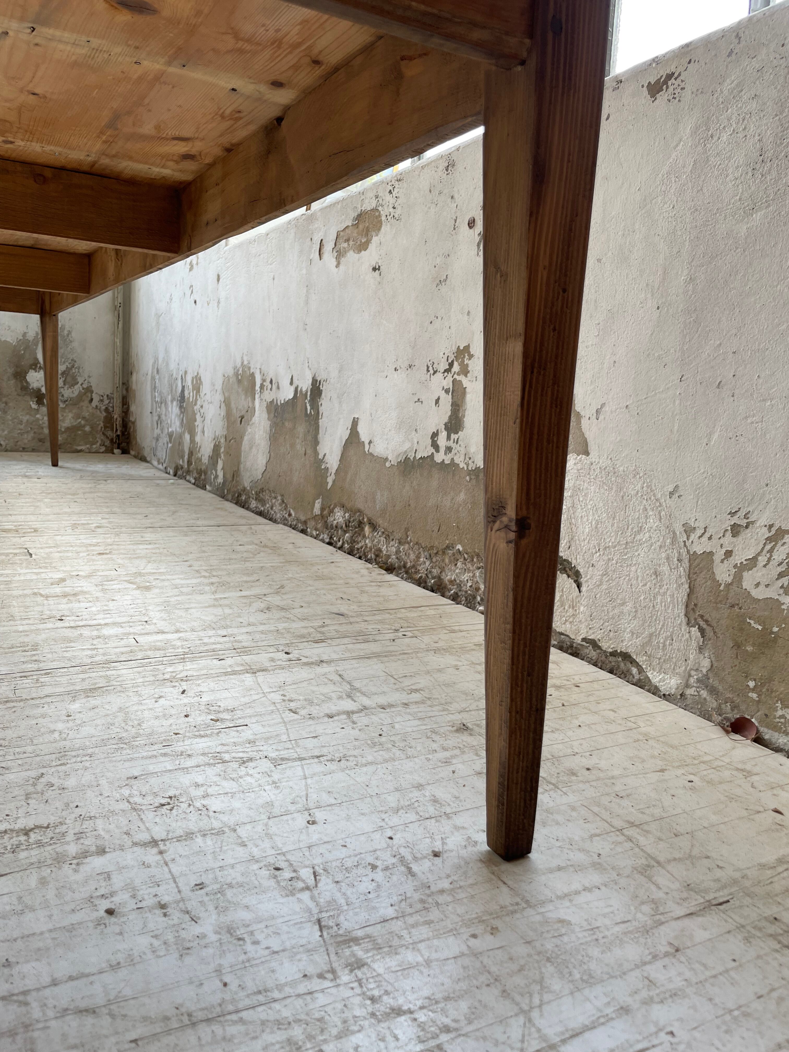 Xxl pine farmhouse table 338cm