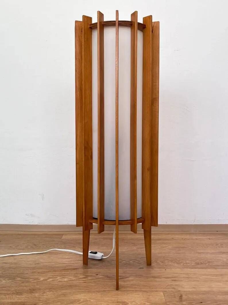 Ib Fabiansen rocket SPACE AGE Floor Lamp by Fog and Mørup - Denmark - 1960s