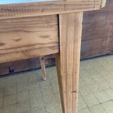 Solid pine farm table