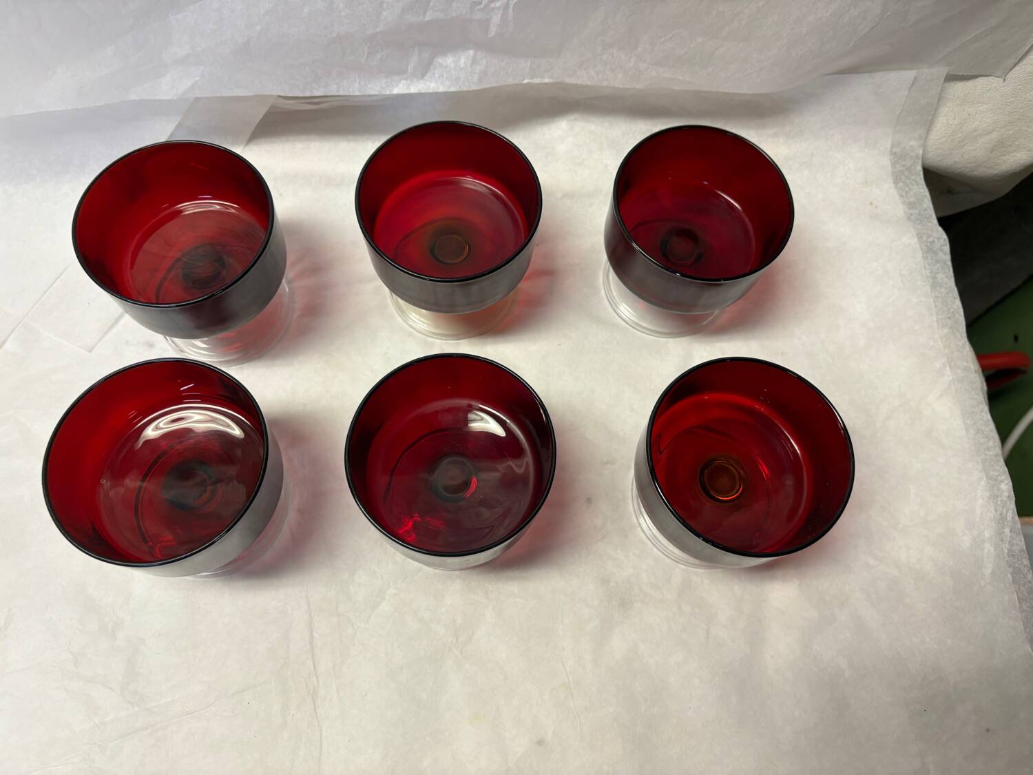 Ensemble de 6 coupes à champagne vintage