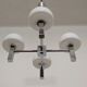 4-light space age chandelier from the 60s/70s